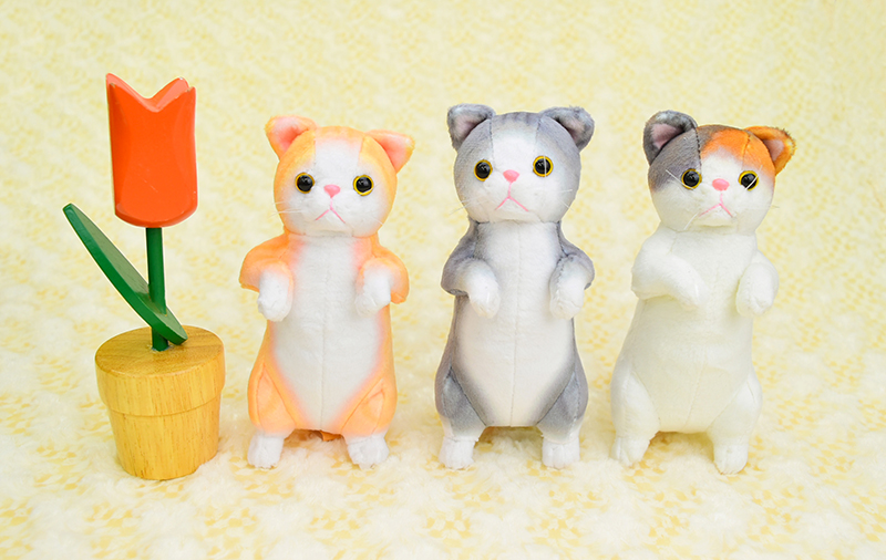 興味津々な表情が可愛い ふわふわいきものマスコット 猫ver が登場 トピックス 株式会社フクヤ プライズ アニメ 雑貨