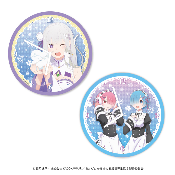 訳あり Re:ゼロから始める異世界生活 ウォールクロック バンドリ! プレミアムバスタオル 他 ウォールクロック re:ゼロから始める異世界生活の通販