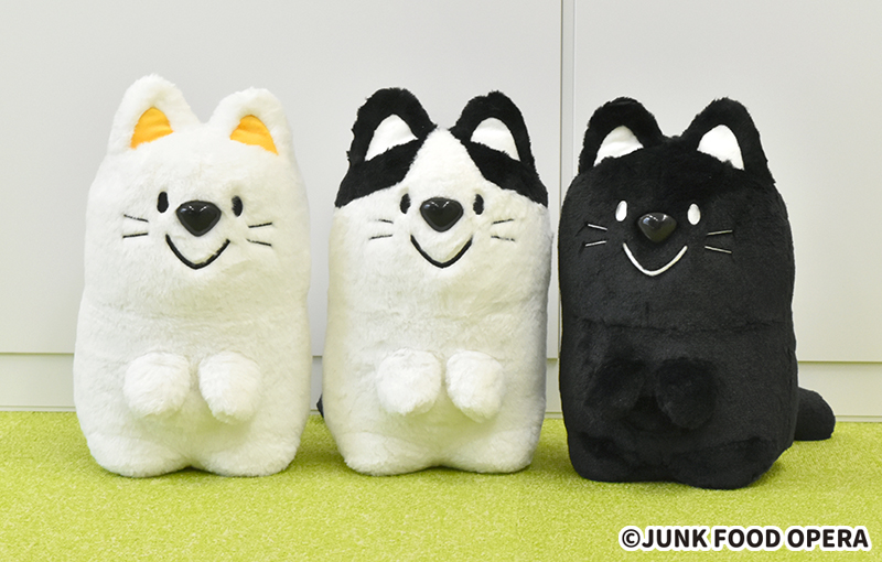 大人気ぬいぐるみ作家 Junk Food Opera からプライズ第２弾が登場 次はねことクオッカ ワラビーのあいのこ トピックス 株式会社フクヤ プライズ アニメ 雑貨