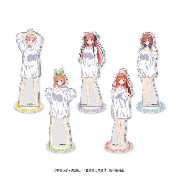 TVアニメ『五等分の花嫁∬』からnamco限定プライズのアクリル 