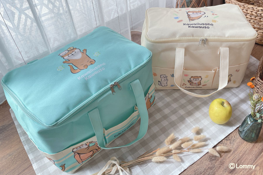 可愛い嘘のカワウソ」から便利でかわいい収納バッグがプライズで登場 