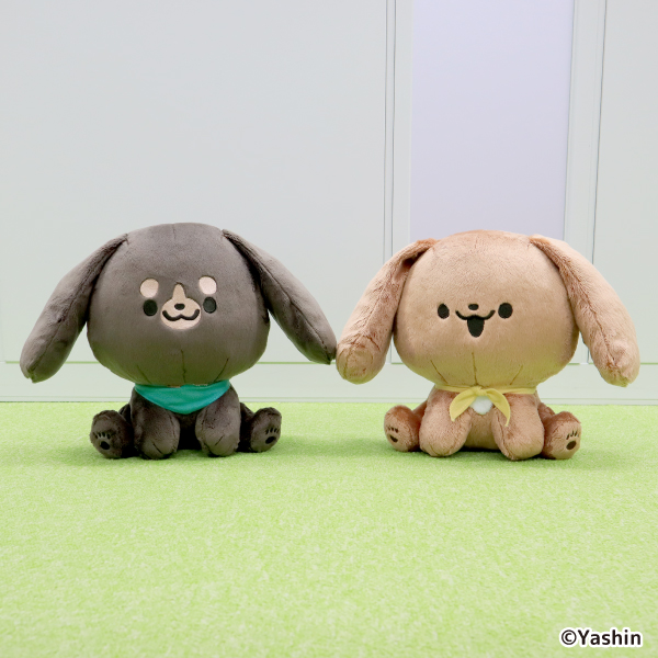 イラストレーター「ヤシン」による陽気な4つ子の子犬たちが