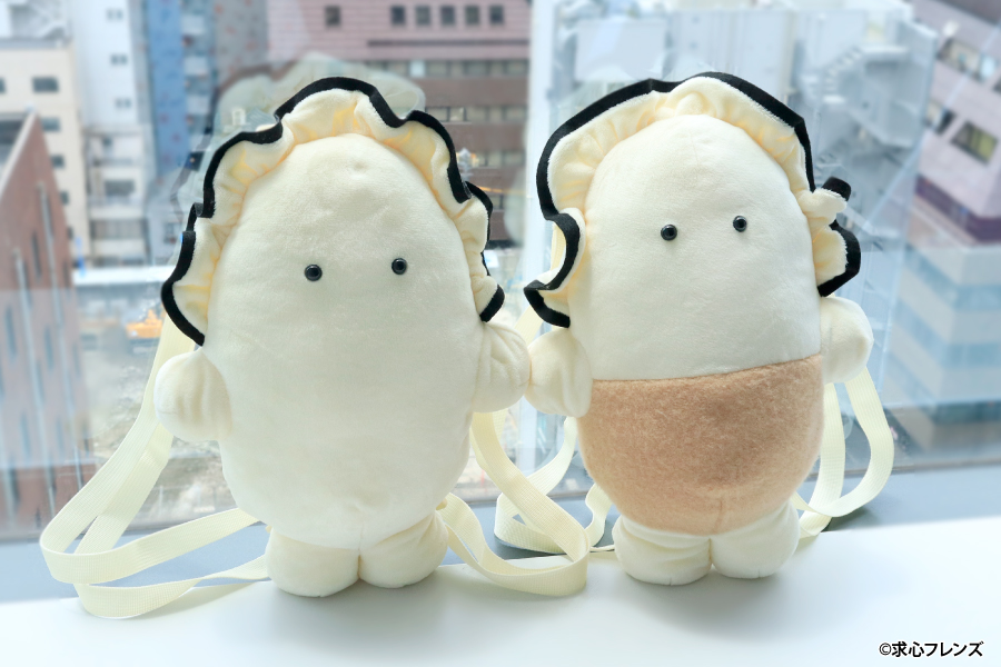 SNSで大人気！『求心フレンズ』の牡蠣がぬいぐるみリュックに